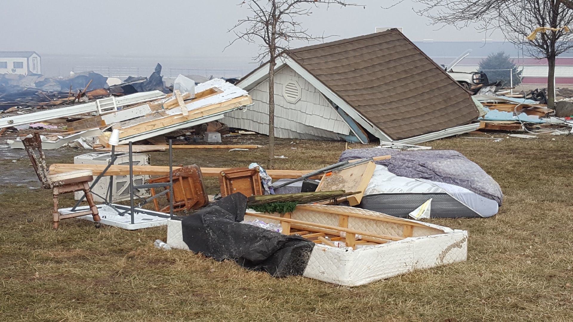 Sullivan house explosion debris